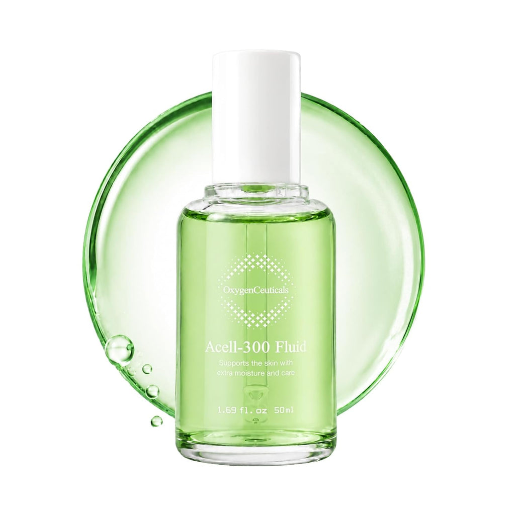 OxygenCeuticals Acell-300 Fluid – Patented Complex, Helps Strengthen Skin Barrier, Locks in Moisture, Balances pH – Post-Procedure Ampoule for Dry & Sensitive Skin. 1.69 fl.oz (50ml)