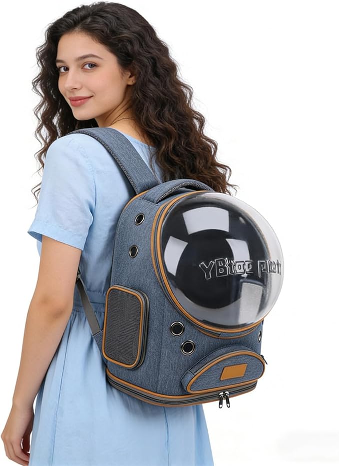 Cat Backpack Carrier, Breathable Pet Carrier Backpack Large Space Bubble - Image 5
