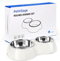 Elevated Dog Bowls Set by Petvillage