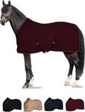 HORZE Kiel Horse Blankets for Real Horses, Fleece Horse Cooler Sheet