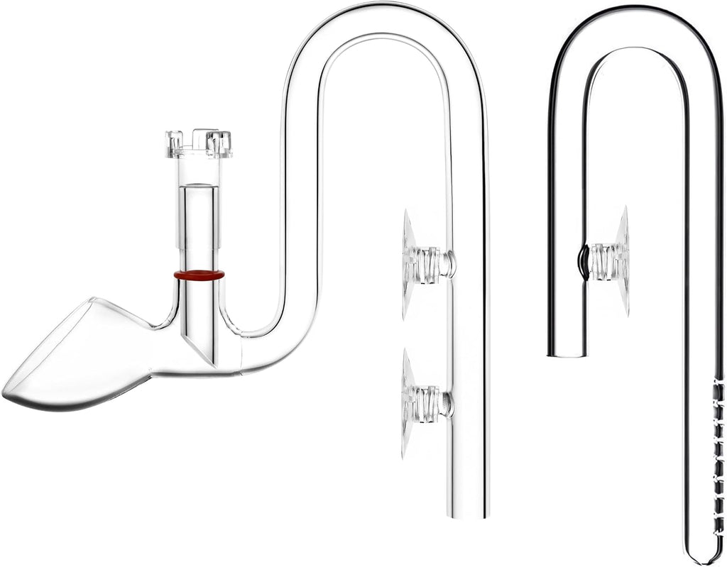 Mini Skimmer Lily Pipe Outflow and Inflow Kit for Nano Planted Tanks (17mm for 5/8'' i.d. (16/22mm) tubing)