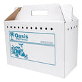 Disposable Cardboard Pet Carrier 12/Case | Sturdy Corrugated Cardboard Carrier by Med-VetInternational