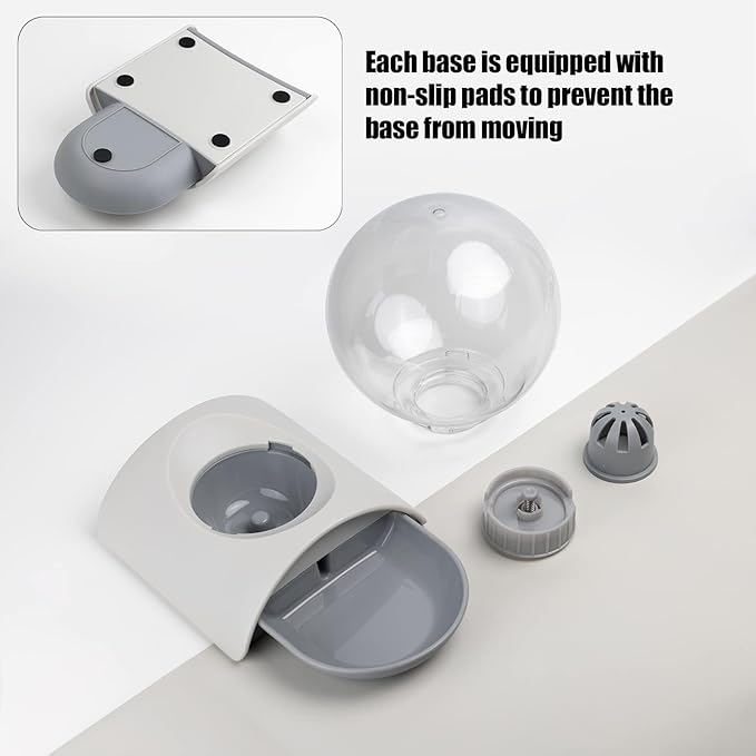 Pet Water Dispenser, 2.8L Automatic Gravity Cat Water Dispenser - Image 6