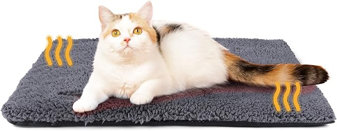 Self Warming Cat Bed Self Heating Cat Dog Mat 24 x 18 inch Extra Warm Thermal by MoraPets