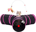 Tempcore Pet Tube Toys 3 Way Collapsible, Cat Tunnels by Tempcore