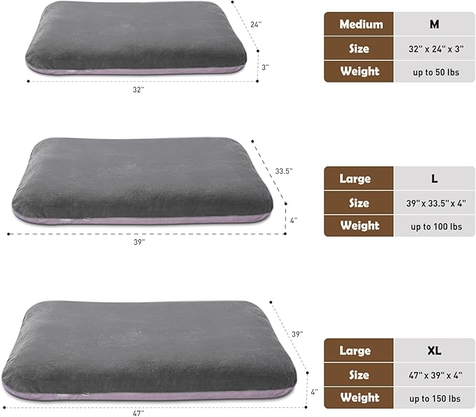 Magic Dog Super Soft Large Dog Bed, 39 Inches Orthopedic Foam Pet Beds - Image 6