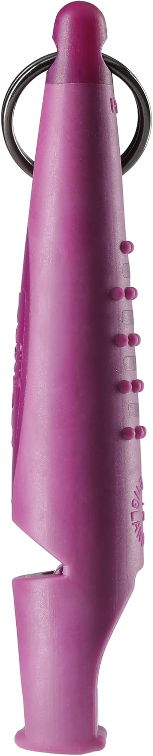Genuine ACME genuine no. 211 Alpha professional dog training whistle with enhanced ergonomic grip. BPA-free plastic. 110 dBA long range. Made in the UK (Purple)