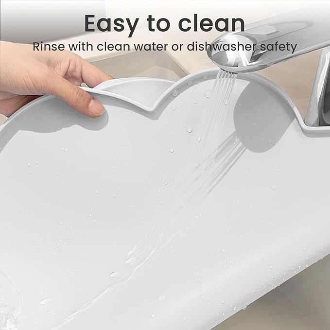 Ptlom Pet Placemat for Dogs and Cats, Non-Slip Waterproof Dog Feeding Mats - Image 7