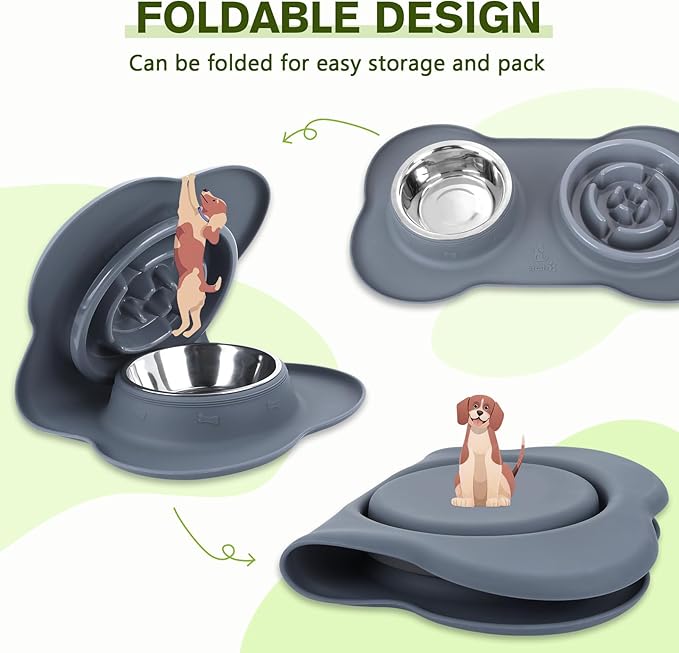 Pecute Slow Feeder Dog Bowls to Slow Down Eating, Dog Bowl Slow Feeder - Image 6