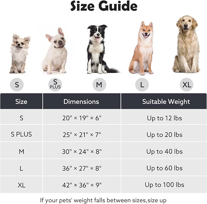 JOEJOY Small Dog Bed for Small Dogs, Rectangle Washable Orthopedic Dog Bed - Image 5