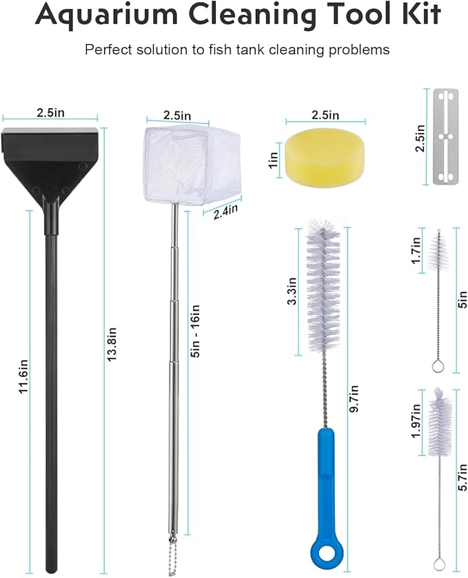 Fish Tank Cleaning Kit: Algae Scraper - Image 6