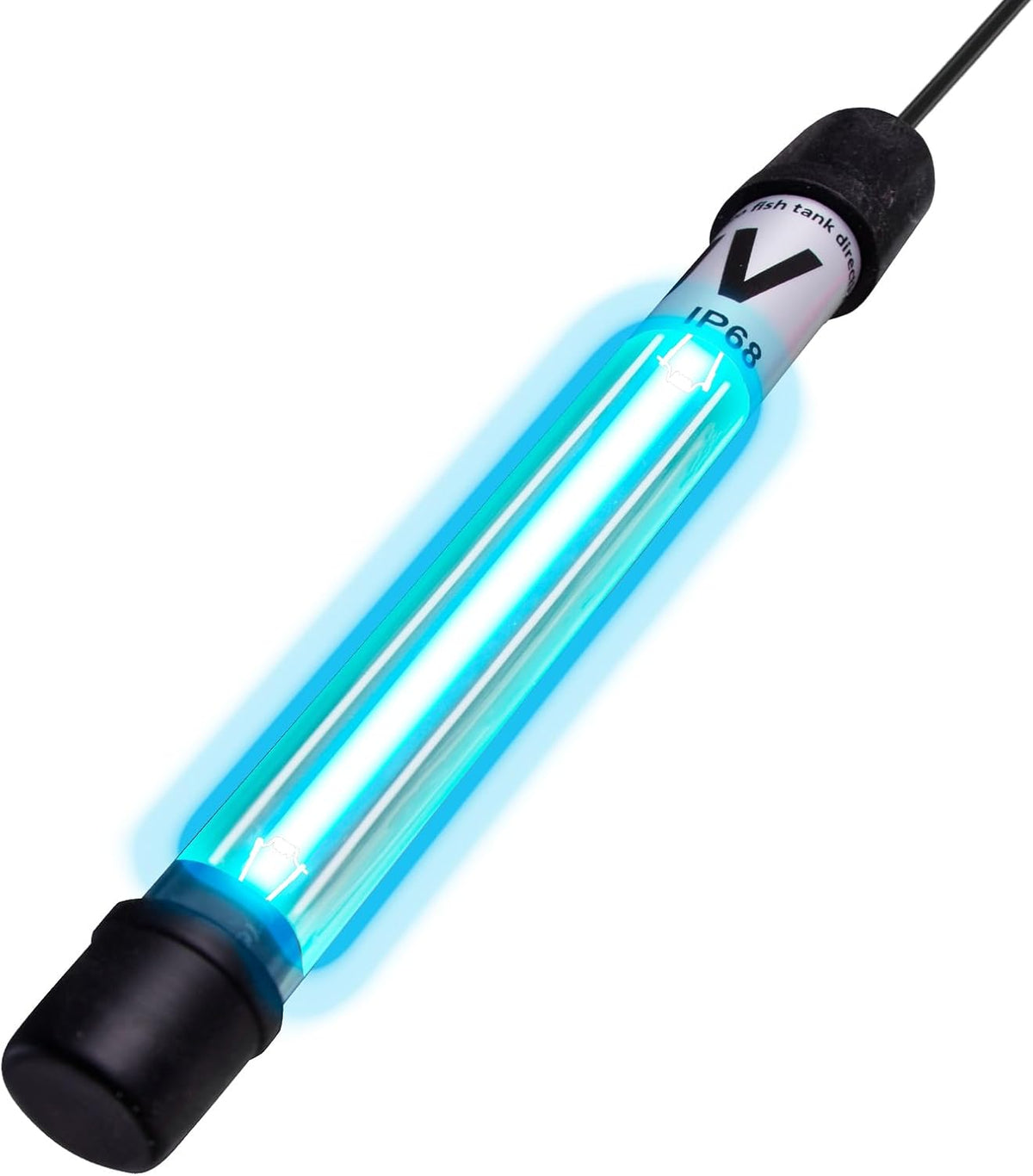 COOSPIDER Aquarium U-V Light Submersible Clean Green Lamp