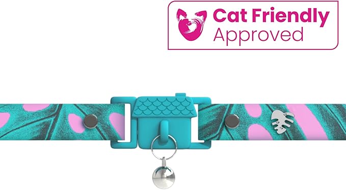 Kittyrama Botanicals Monstera Cat Collar. Award Winning. Hypoallergenic - Image 2