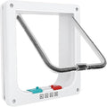Safety Pet Door with 4 Way Lock, Weatherproof Cat Flap by Lessmon