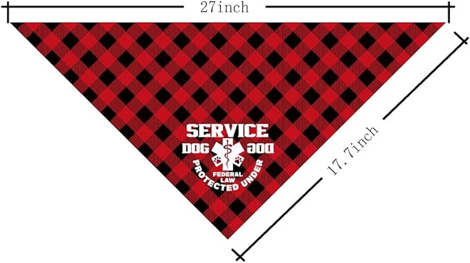 Dog Bandana, Therapy Dog Please Pet Me with, Dogs Scarf Classical Printing - Image 2