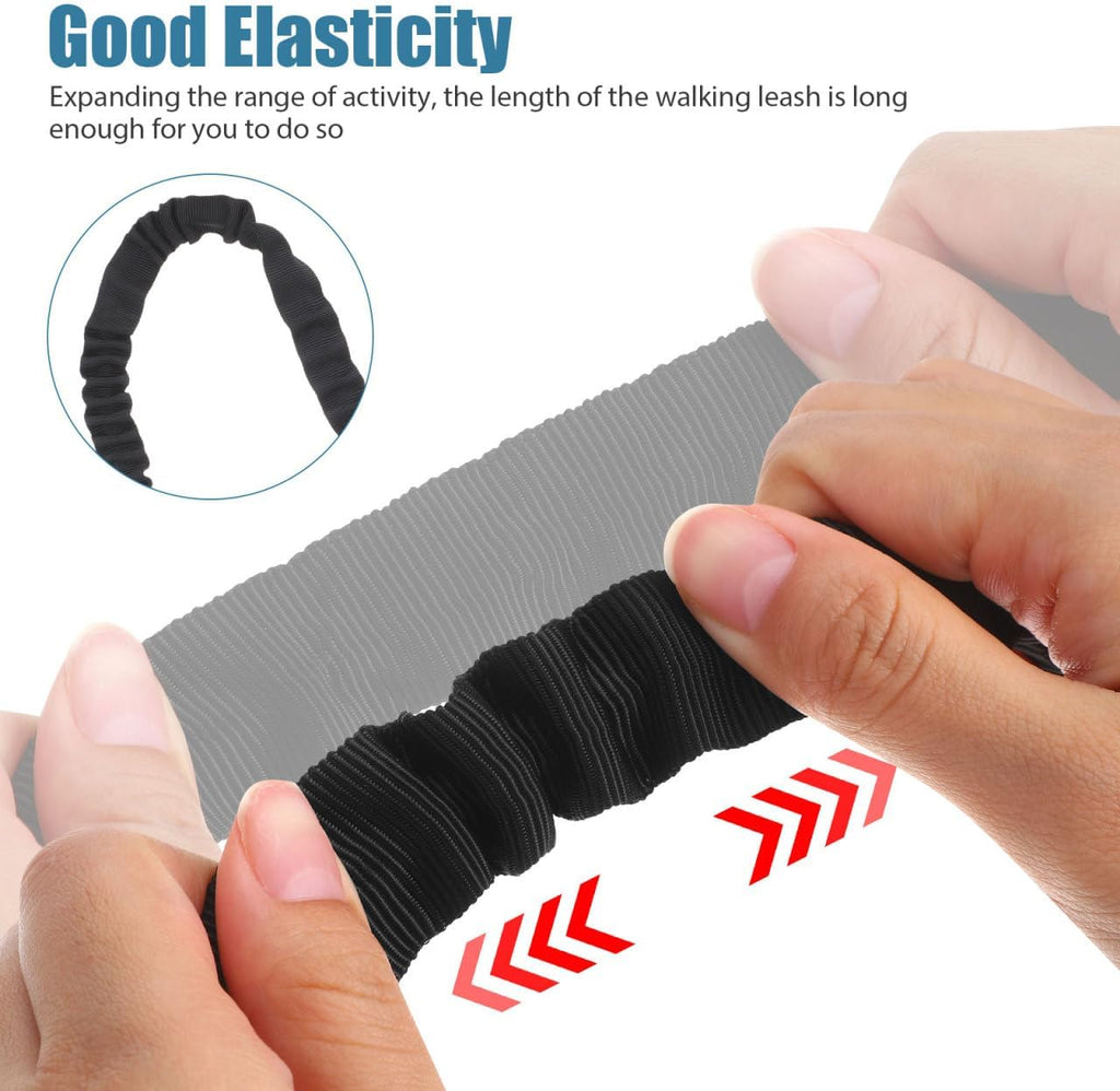 Hands Free Dog Bike Leash - Shock Absorbing Bike Attachment for Exercise, Heavy Duty Cycling Walker with Elastic Buffer Rope, Professional Pet Tether Fits Small Medium Dogs