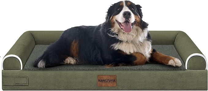 Large Dog Bed Orthopedic Washable: Jumbo Dog Bed Bolster Extra Large Dogs Egg by Nanuya