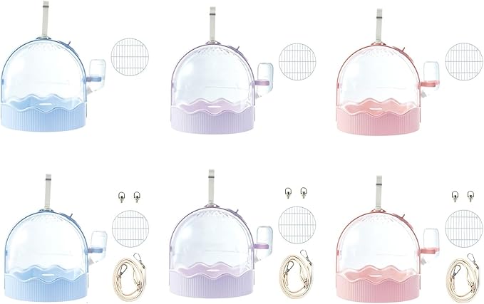 Clear Pet Carrier Travel Cage - Image 9
