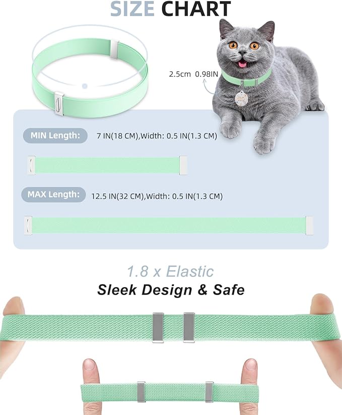Cat Collar with Bell for Girl & Boy Cats - Image 8