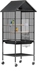 VINGLI Bird Cage with Rolling Stand by VINGLI