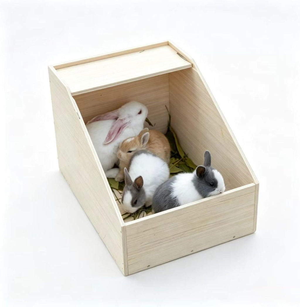 Rabbit Nesting Box, 18"x13"x12", Wood