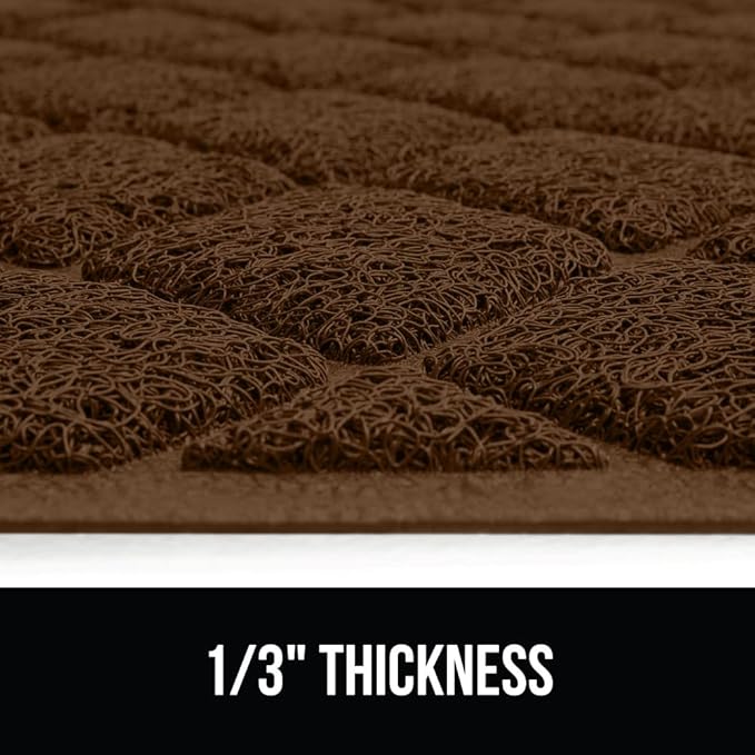GORILLA GRIP Cat Litter Box Mat, Water Resistant, US Designed Kitty Litter - Image 9