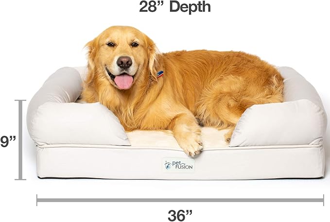 PetFusion Ultimate Dog Bed, Orthopedic Memory Foam, Medium Firmness Pillow - Image 7