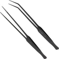 Long Tweezers for Aquascaping, 2 Pack 25cm / 9.8in Fine Tip 1mm – Tools for by UTK+Usagi+To+Kame
