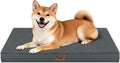 Plush Dog Bed for Medium Dogs, Waterproof Dog Crate Mat Orthopedic Egg Crate by TailStories
