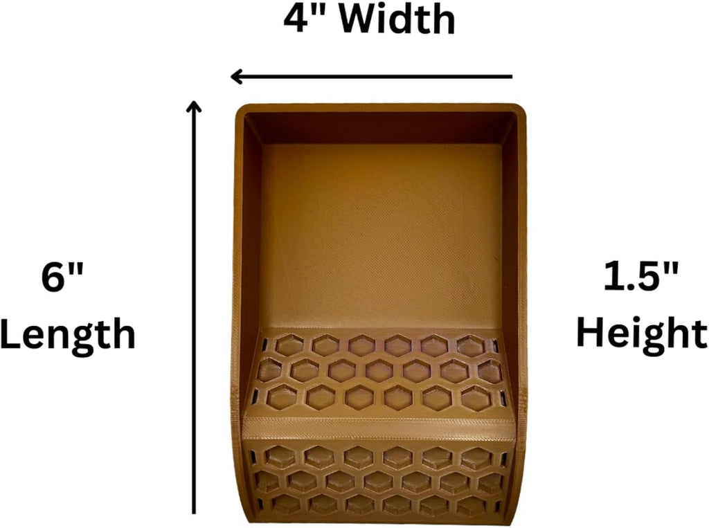 Lucky Critter Hermit Crab Pool with Ramp | Hermit Crab Tank Decor Water Bowl | Hermit Crab Decoration Accessories Supplies Toys Ornaments | Hermit Crab Habitat Enrichment Toy