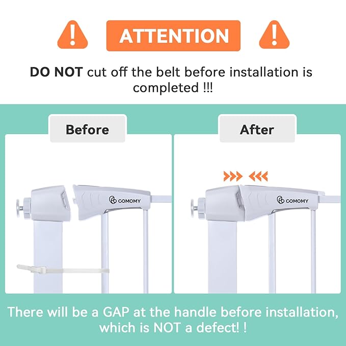 COMOMY Auto Close Baby Gate - Image 6