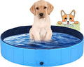 Dog Pool Foldable pet Pool Dog Swimming Pool Portable Suitable for Indoor and Outdoor use (32x8in)