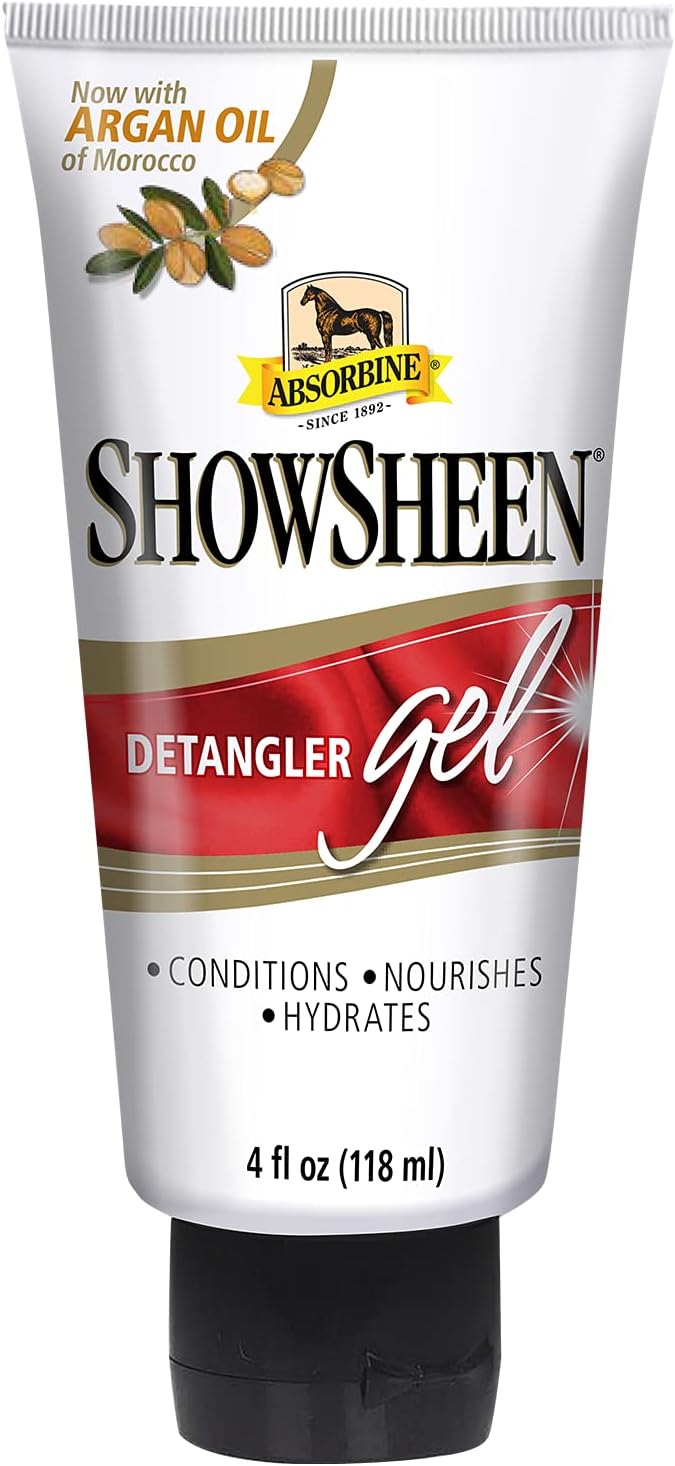 Absorbine ShowSheen Detangler Gel for Coat, Mane & Tail, 4 oz