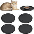 4 PCS Thickened Pet Silicone Food Mat, Nonslip Waterproof Cat Dog Feeding Bowl by Arespark
