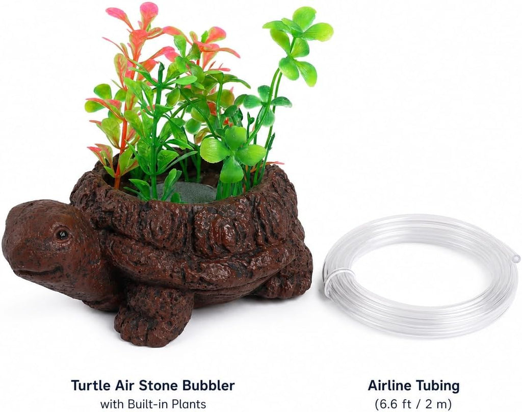Turtle Tank Bubbler Air Stone for Small Freshwater Tanks