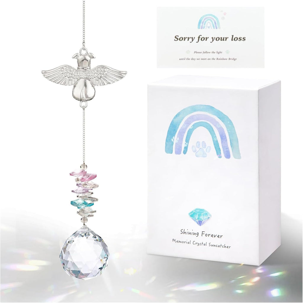 Dog Memorial Suncatcher, Loss of Dog Sympathy Gifts, Dog Remembrance Gift