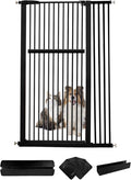 Lumizone Extra Tall Pet Gate 55.12" High Pressure Mounted 38.39"-42.51" Extra by Lumizone