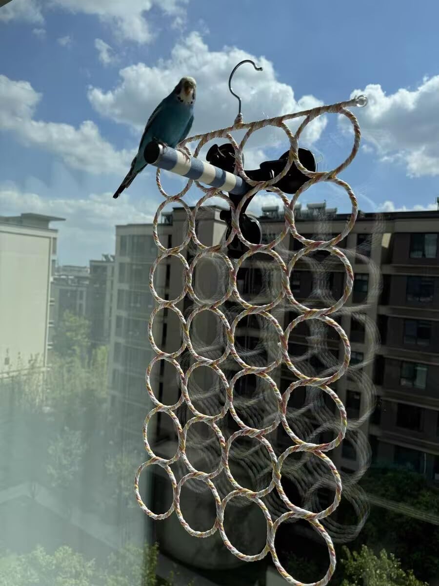Rat Hammock for Cage Bird Bridge Perch Hamster Climbing Toy Rats Ladder