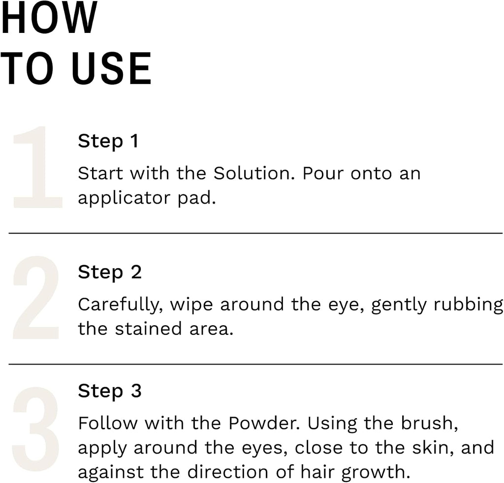 Eye Envy Cat Tear Stain Remover Starter Kit with ProPowder Brush. Stain Solution, Applicator Pads, Stain Powder, and Small Applicator Brush. Tear Stain Cleaning Kit. Lasts 30-45 Days. Made in USA.