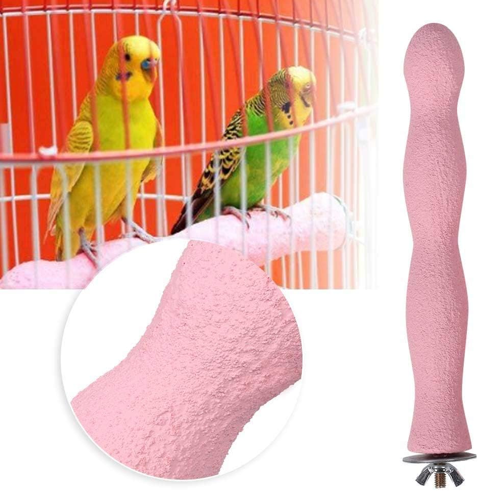 Help Birds Exercise Predation Ability, Parrot Perch Stand Toy Cage Bird Cage Perch Toy Grinding Stick Accessories Toy for Cockatiels, Cockatoo, Lorikeet, Conure, Parakeet Chewing