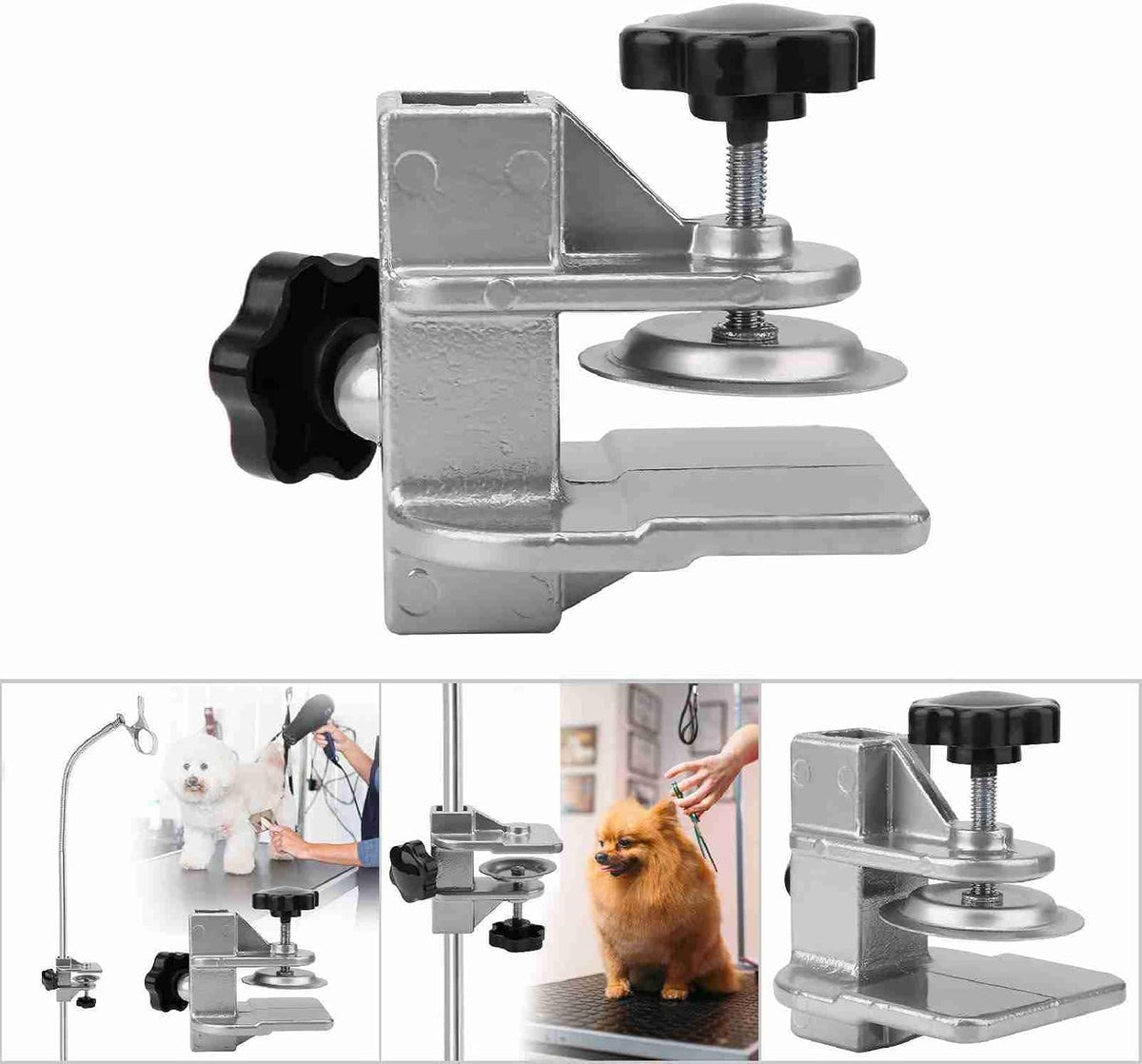 Milltrip Pet Grooming Table Arm, Aluminum Professional Hair Dryer Holder