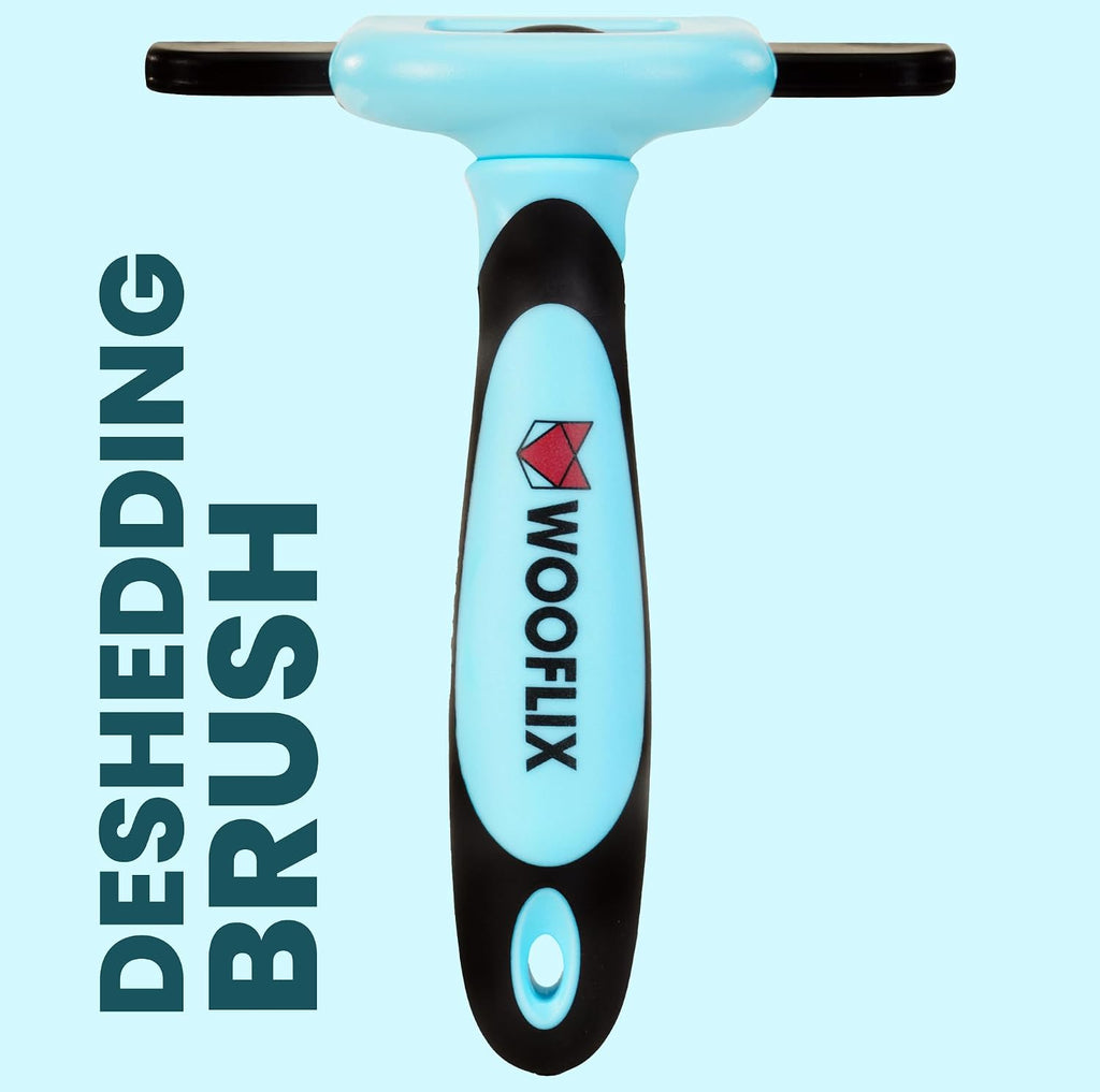 Deshedding Comb and Grooming Tool Brush for Dogs and Cats - Removes Loose Hair, Tangles, & Mats - Reduces shedding by up to 95% - (Large) (Updated Version)