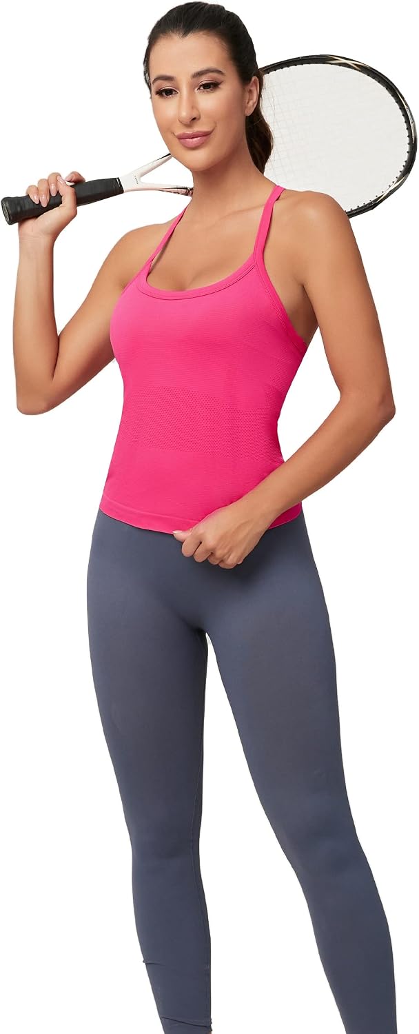 MathCat Racerback Tank Tops Workout Tops for Women