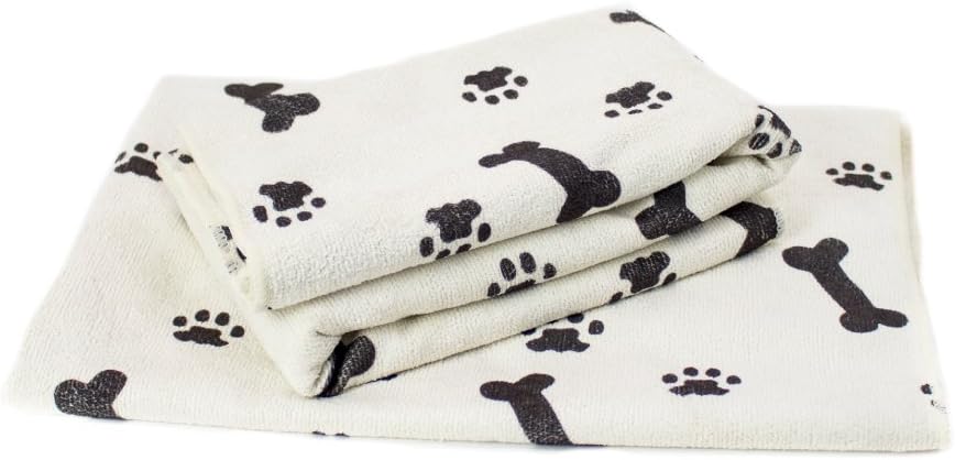 Zwipes 779 Microfiber 5-Pack Small Pet Cloths (Size: 16" x 16"), Soft Terry Drying Cleaning Towels