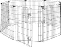 Amazon Basics Portable Foldable Octagonal Metal Exercise Dog Playpen, by AmazonBasics