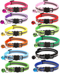 12-Pack Safety Release Reflective Cat Collars by Hepplly