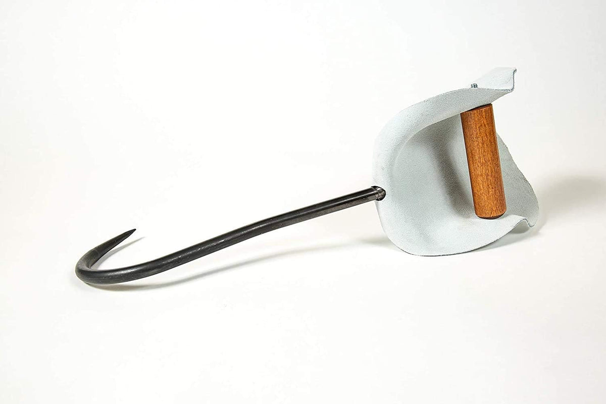The Ultimate Hay Hook, Set of 2 Hay Hooks with Leather Guards