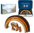 Capti Rainbow Bridge Memorial Gifts - I'll Meet You at The Rainbow Bridge - Pet Loss Keepsakes for Dog Moms & Dads, Bereavement Sympathy Gifts