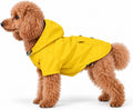 DJANGO Highland Dog Raincoat & Soft-Lined Rain Jacket - Yellow, Medium
