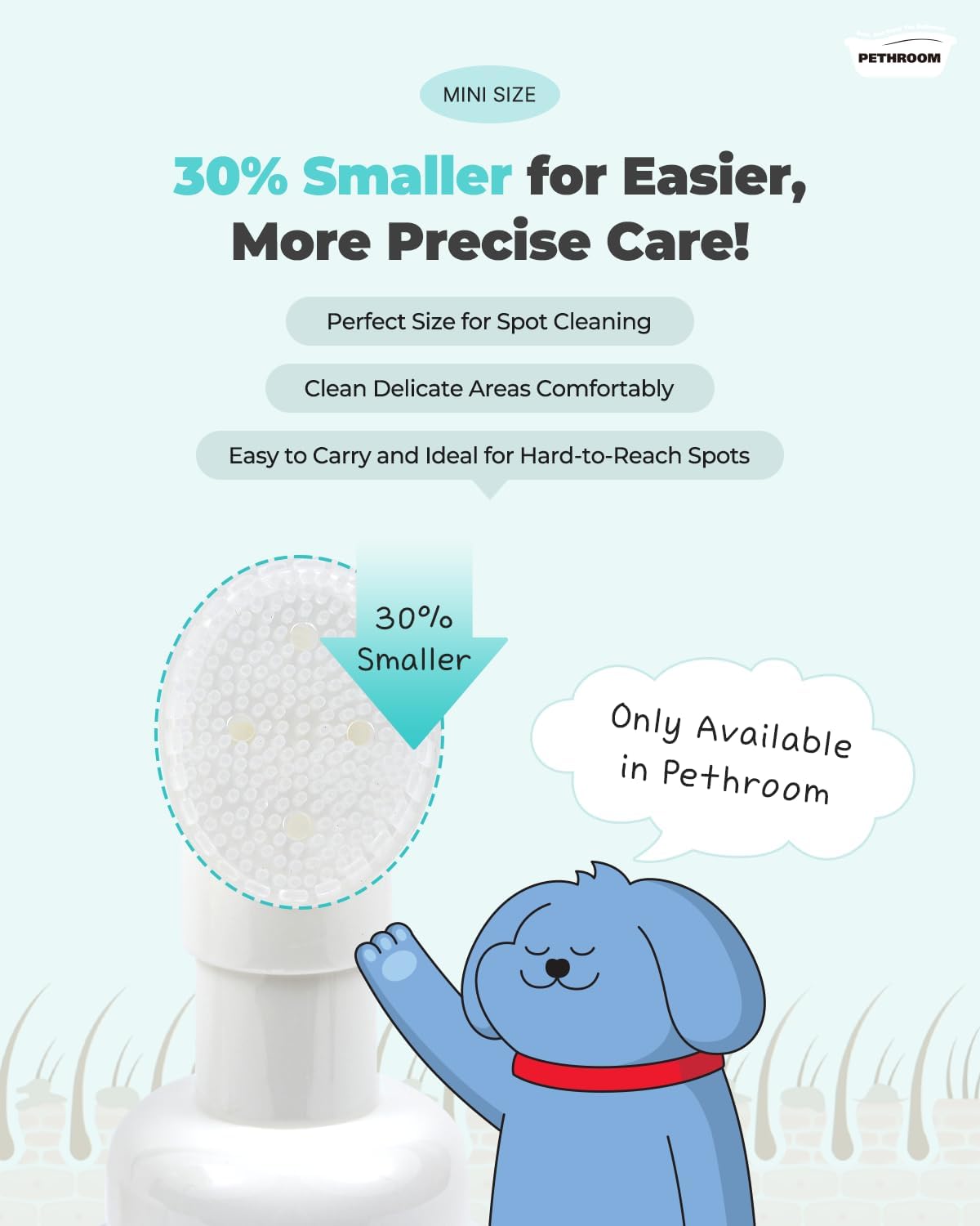 PETHROOM Zero Waterless Shampoo Foaming No-Rinse Dog Paw Wash